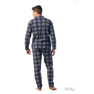 Egatex Soy Heren pyjama: Doorknoop ( EGA.299 )