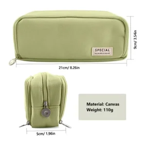 Pennenzak Etui Canvas Groen