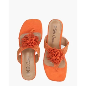 Ella Cruz Zhoe Oranje Damesslippers