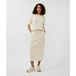 Esqualo Sweater: korte mouw, Pailletten, Champagne ( ESQ.313 )