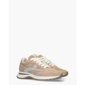 Via Vai Usher Riggs Beige/Zilver Damessneakers
