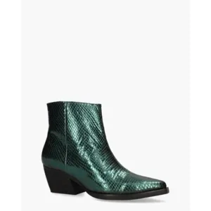 Jas Exports Savi Groen Dames Enkelboots