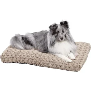 MidWest Benchmatras Ombre Mocca Swirl Softkussen Fur Pet Bed 61x46cm
