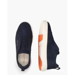 Santoni 21879 Donkerblauw Herensneakers