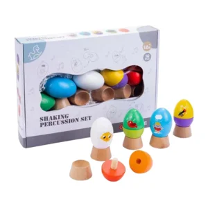 Muziekset - Eieren - Percussie - Hout - 10dlg.
