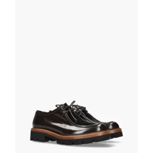 Mat:20 Carrie 3225 Bruin Dames Veterschoenen