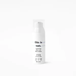 After Sun Face Cream “this is sun.”
