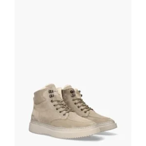 Nubikk Jonah Polar Fur Beige Heren Veterboots