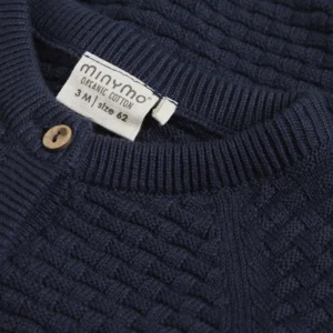 Minymo Jongens Cardigan Knit Blue Nights