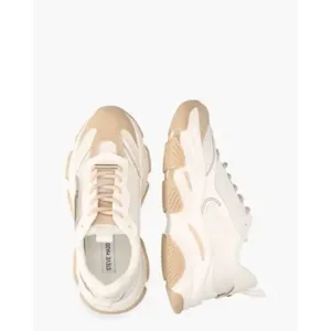 Steve Madden Possession-E Wit/Beige Damessneakers