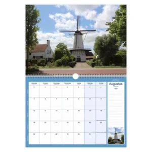 Maand kalender - 2024 - Holland Panorama - 23,5x33,5cm