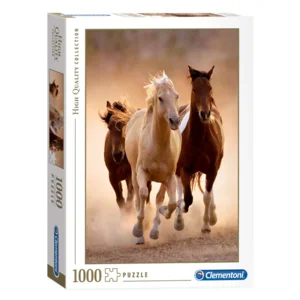 Clementoni High Quality collection puzzel - Galopperende paarden - 1000 stukjes