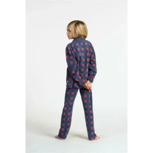 Eskimo Pyjama's jongens: TANGUY fleece pyjama met knopen (ESK.199)