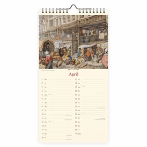 Kalender - 2027 - Notitiekalender - Anton Pieck - Brug - 18x34,5cm