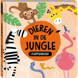 Boek - Flapjesboek - Dieren in de jungle