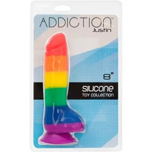 Addiction Justin Regenboog Dildo 20 cm