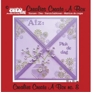 Crealies - Create a box card 8