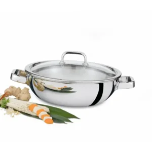 Spring Finesse wok 30 Ø Met Glas Deksel