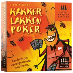 Spel - Kaartspel - Kakkerlakkenpoker - 8+