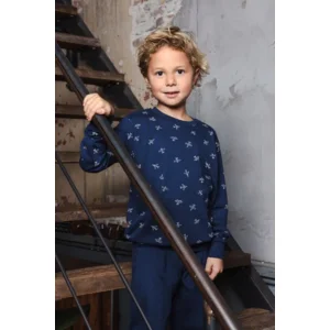 Pastunette Jongens Pyjama: Blauw, Vliegtuigen ( PAS.201 )