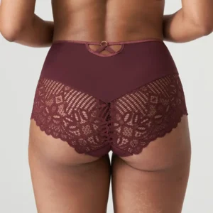 Prima Donna Twist First Night tailleslip in aubergine