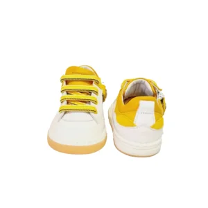 Zecchino d'Oro Sneaker N12-1020 Wit/geel 21
