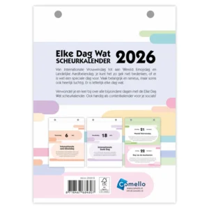 Scheurkalender - 2026 - Elke dag wat - 13x18cm