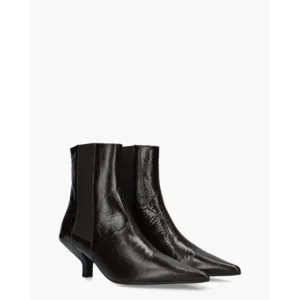Ras 8239 Bruine Croco Dames Enkellaarsjes