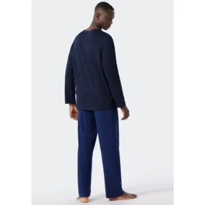 Schiesser – Essentials Nightwear – Pyjama – 178096 - Royal Blue