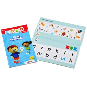 Loco Mini - Boekje - Rompompom - Ik leer letters - 4-6 Jaar