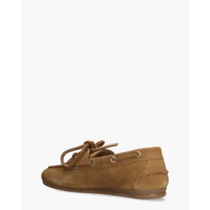 Posa Boat Loafer Bruin Dames Veterschoenen