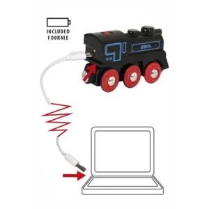 Trein - Locomotief - Op accu - Incl. mini USB kabel