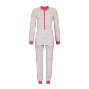 Ringella Dames pyjama: roze / grijze tot maat 50 ( RIN.232 )