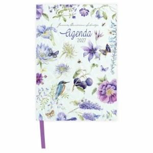 Agenda - Blauwe bloemen - Janneke Brinkman - Klein - 2027 - 8x11,5cm
