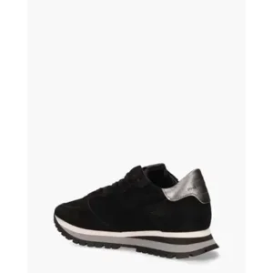 Philippe Model Tropez X Mondial Zwart/Zilver Damessneakers