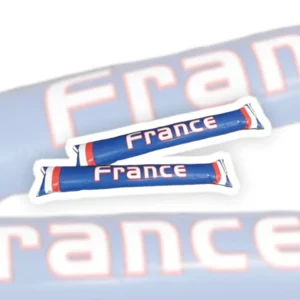 Opblaasbare supporter sticks Frankrijk - 2 stuks