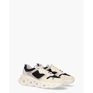 Blah Cassandra Off-White/Blauw Damessneakers