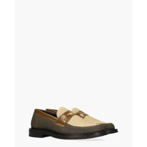 Filling Pieces Loafer Reed Beige/Groen Herenloafers