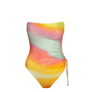 Sarda Kim strapless badpak in multicolor