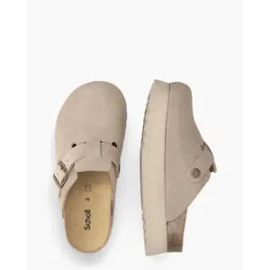 Scholl Justine Taupe Dames Clogs