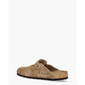 Birkenstock Boston Bruine Herenslippers