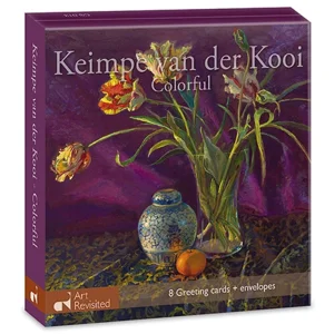 Kaartenmapje - 2 x 4 designs - Keimpe van der Kooi - Colorful - 12x12cm