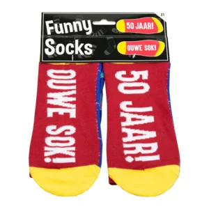 Sokken - 50 Jaar! Ouwe sok! - Funny socks