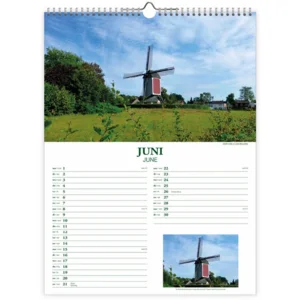 Maand kalender - 2026 - Nederland - 33x44cm