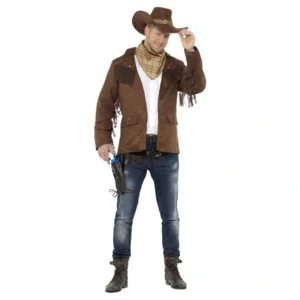 Sheriff - Kostuum - Cowboy - Bruin - Jas, hoed & halsdoek - XL