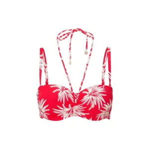 Lingadore Exotic strapless bikini in rood en wit
