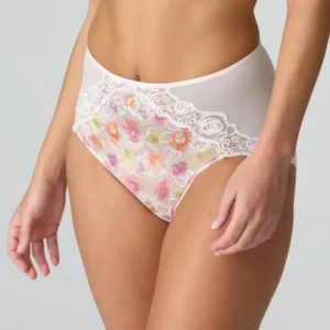 Marie Jo Selyna tailleslip in lichtroze met bloemetjesprint