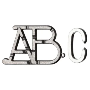 IQ-puzzel - ABC - Metaal - Niveau 1