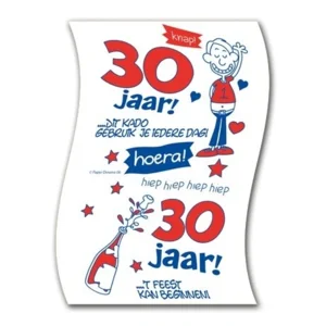 Toiletpapier - 30 Jaar - Man