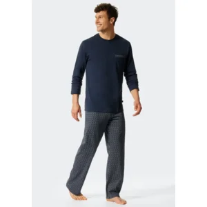 Schiesser – Fashion Nightwear - Pyjama – 176815 – Dark Blue